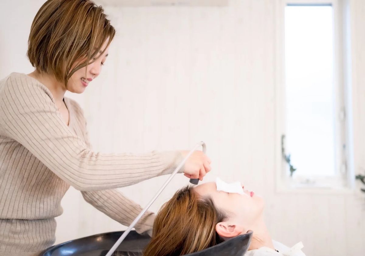 頭皮洗浄の施術